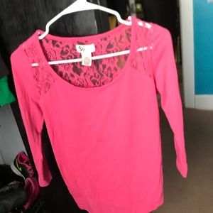 Pink blouse